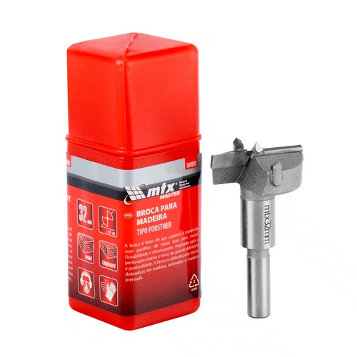 Broca Forstner Para Madeira 32mm 704899 MTX