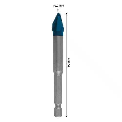 Broca HEX-9 HardCeramic 10 x 90mm 2608900593 Bosch