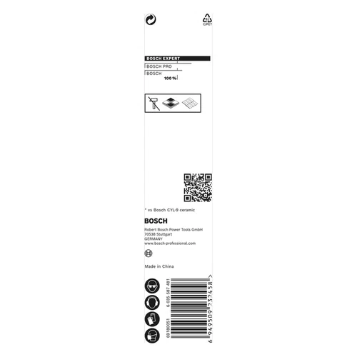 Broca HEX-9 HardCeramic 10 x 90mm 2608900593 Bosch