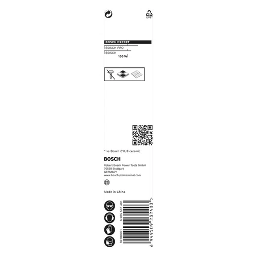 Broca HEX-9 HardCeramic 4 x 90mm 2608900588 Bosch