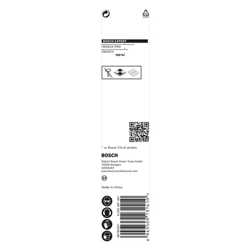 Broca HEX-9 HardCeramic 5 x 90mm 2608900589 Bosch