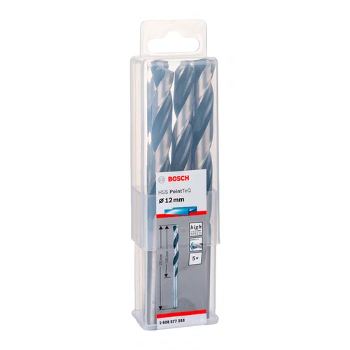 Broca HSS DIN 338 12.0mm PointTeQ 2608577288 Bosch