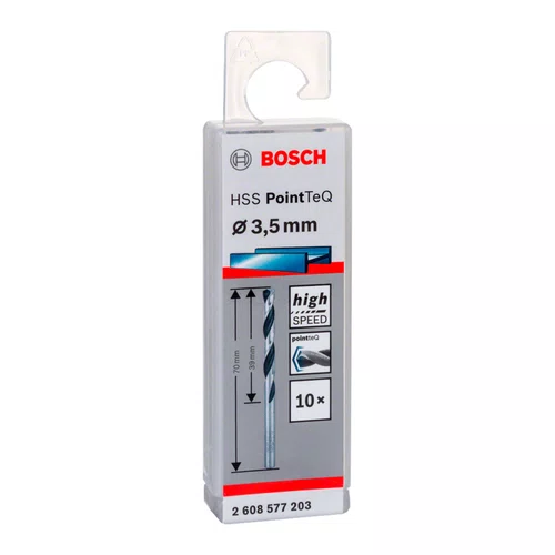 Broca HSS DIN 338 3.5mm PointTeQ 2608577203 Bosch