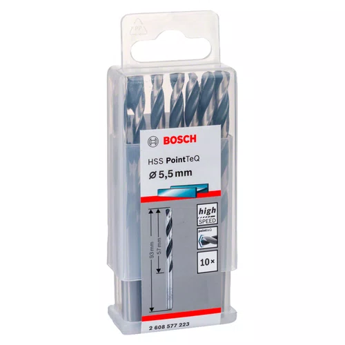 Broca HSS DIN 338 5.5mm PointTeQ 2608577223 Bosch