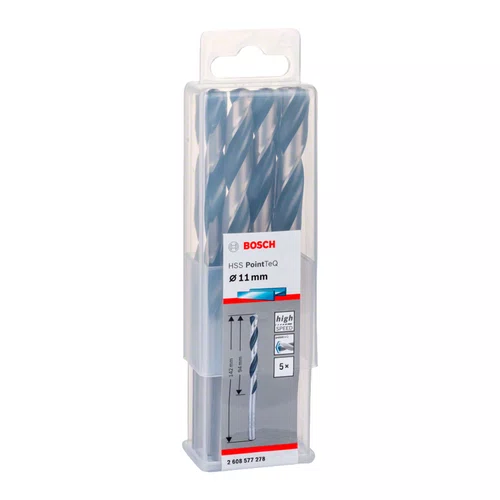 Broca HSS DIN 338 11.0mm PointTeQ 2608577278 Bosch