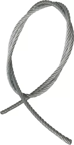 Cabo de Aço Galvanizado 4,8 mm (3/16'') 6x7 - 100m Vonder