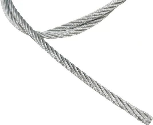 Cabo de Aço Galvanizado 4,8 mm (3/16'') 6x7 - 100m Vonder