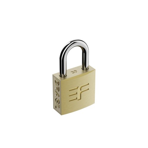 Cadeado Latonado 30mm 3F CAD30LT