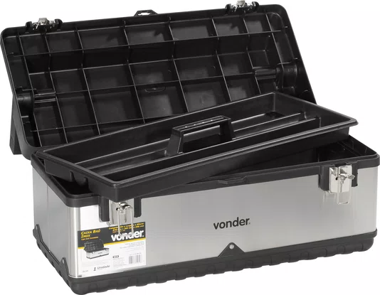Caixa Baú Plástico e Inox CBI 025 Vonder