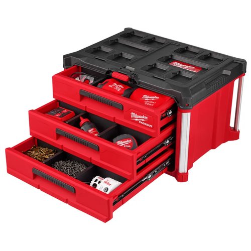 Caixa De Ferramentas 3 Gavetas Multiprofundas 48-22-8447 Milwaukee