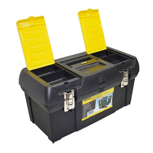Caixa Plástica De Ferramentas 19" Com Travas Stanley 19-013 Stanley