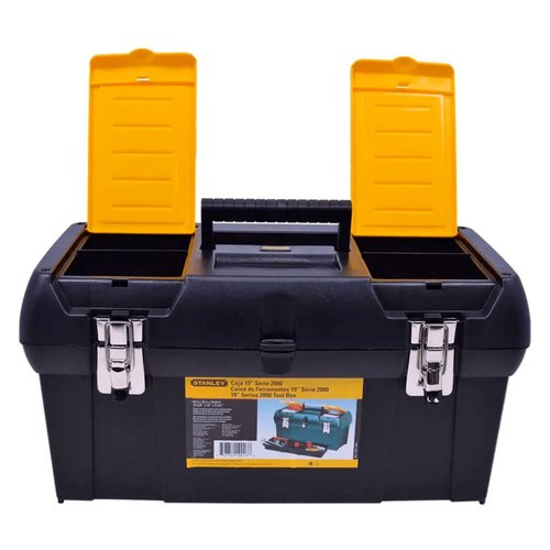 Caixa Plástica De Ferramentas 19" Com Travas Stanley 19-013 Stanley