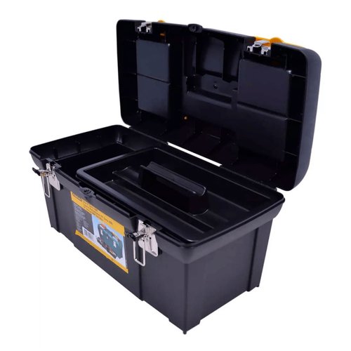 Caixa Plástica De Ferramentas 19" Com Travas Stanley 19-013 Stanley