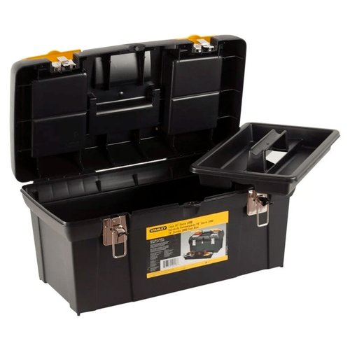 Caixa Plástica De Ferramentas 19" Com Travas Stanley 19-013 Stanley