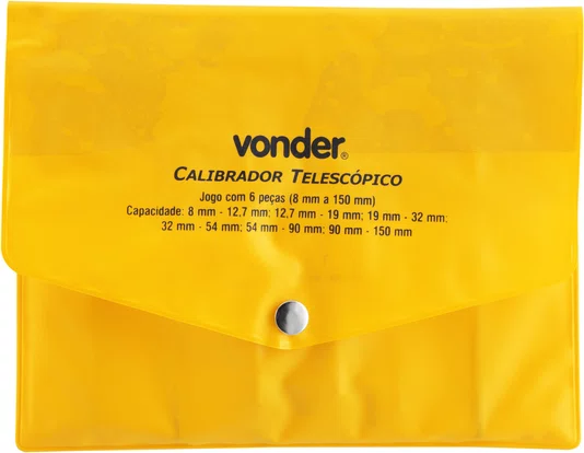 Calibrador Telescópico Jogo 6 Peças 8-150 mm Vonder