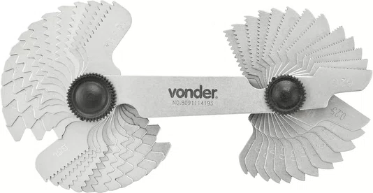 Calibre/Pente de Rosca 52 Lâminas CR-052 Vonder
