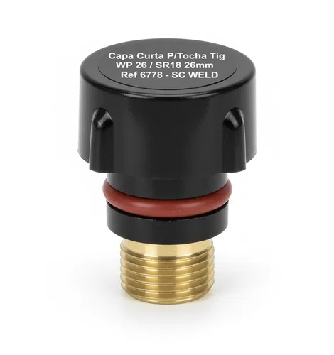 Capa Curta Para Tocha Tig Wp 26 / Sr18 26mm 6778 Sc Weld