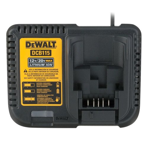 Carregador 12v 20v Li-on 0v Bateria 3Ah DCB115-B2 DeWalt