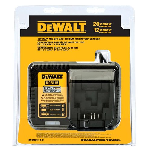 Carregador 12v 20v Li-on 0v Bateria 3Ah DCB115-B2 DeWalt