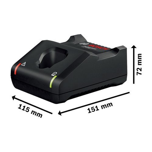 Carregador Bosch 12V GAL 12V-40 Rápido Bivolt