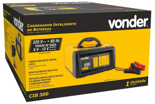 Carregador Interno de Bateria CIB300 220V Vonder