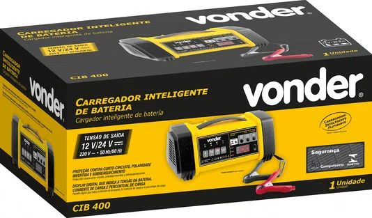 Carregador Interno de Bateria CIB400 220V Vonder