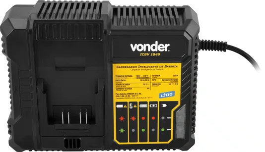 Carregador Inteligente de Bateria 18V ICBV1849 – Vonder