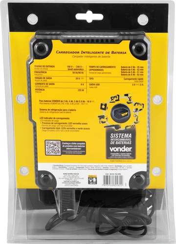Carregador Inteligente de Bateria 18V ICBV1849 – Vonder
