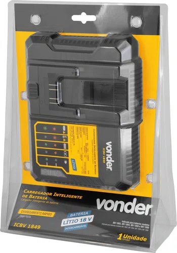 Carregador Inteligente de Bateria 18V ICBV1849 – Vonder