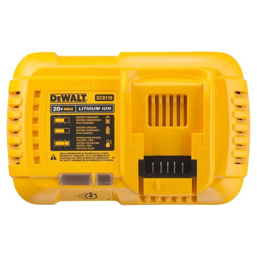Carregador Rápido de Bateria 20V/60V LI-ION 220V DCB118-B2 DeWalt