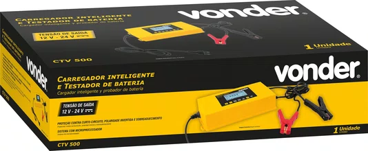 Carregador Testador de Bateria CTV500 Vonder