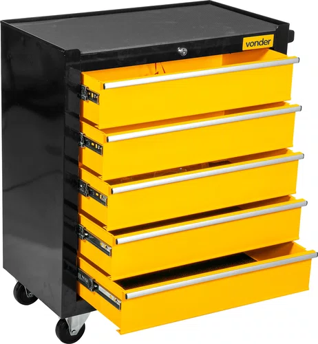Carro para Ferramentas 5 Gavetas 62x33x75 cm Vonder