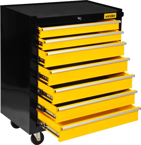 Carro para Ferramentas 7 Gavetas 62x33x75 cm Vonder