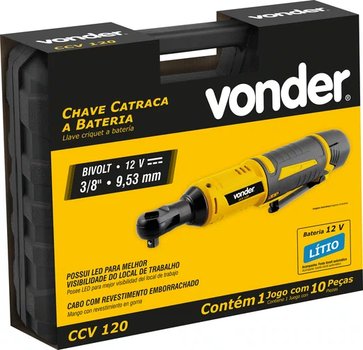 CH CATRACA 3/8" BAT 12,0V CCV120 VONDER