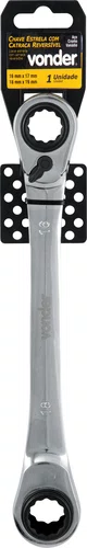 Chave Estrela com Catraca Reversível 16x17 - 18x19 mm Vonder
