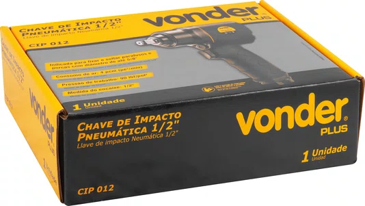 CH Impacto 1/2" Mini Pneumática CIP 012 Vonder