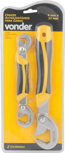 Chave para Canos 9 a 32 mm 2 Peças Vonder