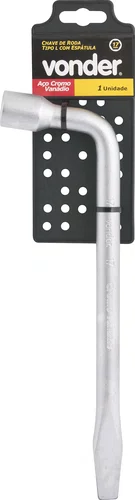 Chave de Roda Tipo L 17 mm com Espátula CRV – Vonder