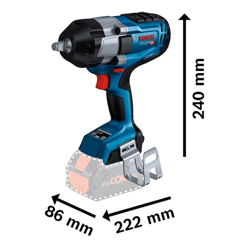 Chave de Impacto Bosch 18V 1/2" 1000NM GDS 18V-1000 Sem Bateria BL