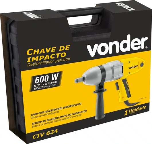 Chave de Impacto 3/4" CIV634 127V Vonder