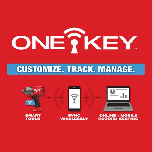 Chave De Impacto C 1/2" 18V Fuel Onekey 2863-20 Milwaukee