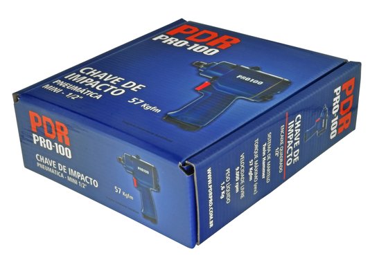Chave de Impacto Pneumática 1/2"  57 Kgfm Mini PRO-100 PDR