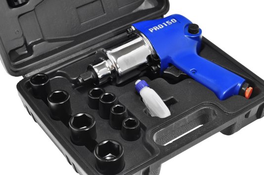 Chave de Impacto Pneumática 1/2"  68 Kgfm c/kit PRO-150K PDR