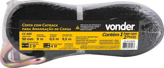 Cinta de Amarração para Carga 4T/2T CC400 - Jogo Vonder