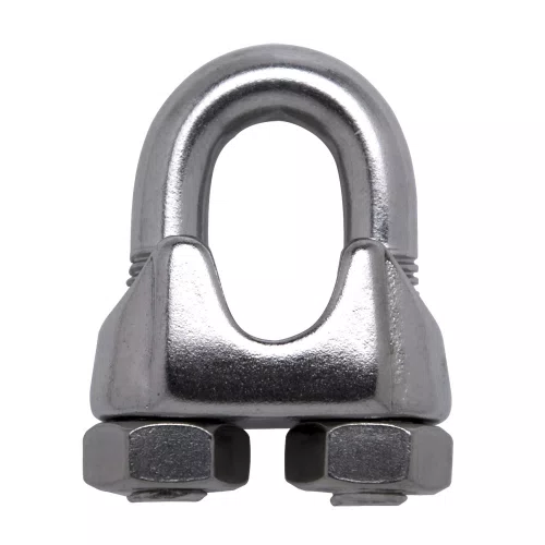 Clips de Inox para Cabo de Aço 1/4" 6 mm Carbostorm