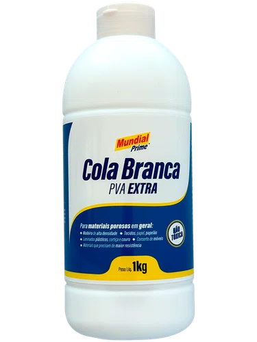 Cola Branca Extra 1Kg Mundial Prime