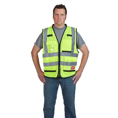 Colete De Segurança Refletivo Amarelo G / GG 48-73-5042 Milwaukee