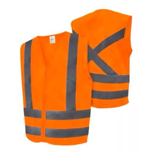 Colete Refletivo Sem Bolso Laranja - M