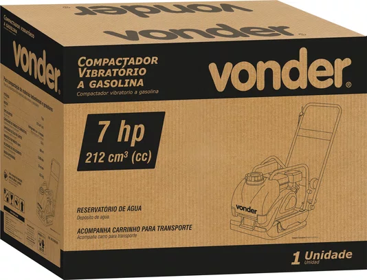 COMPACTADOR VIBR.GASOL. 7,0HP 4T VD