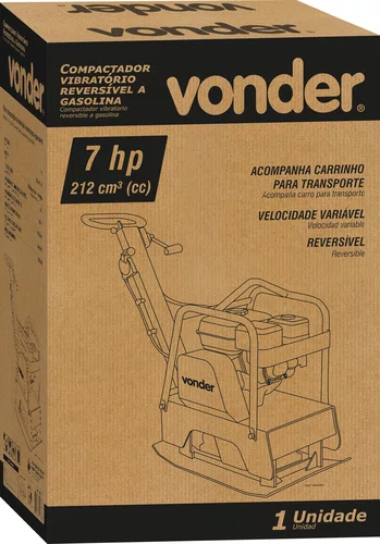 COMPACTADOR VIBR.REVERS.GASOL. 7HP 4T VD